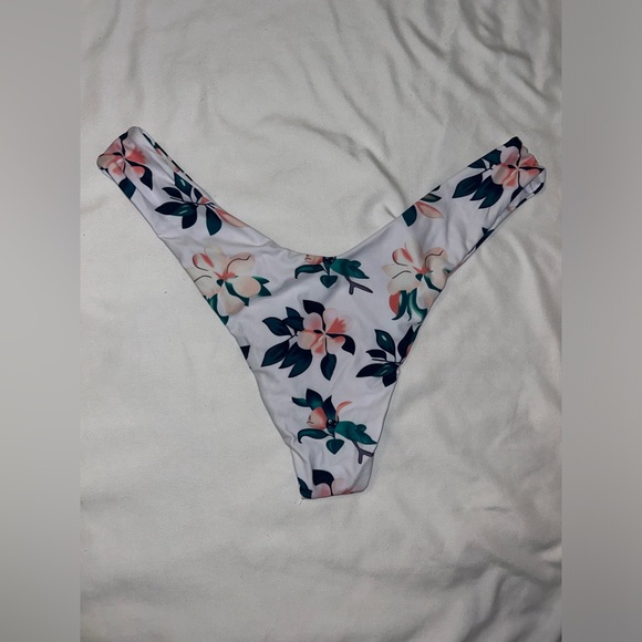 NWT ZAFUL Women's Floral Pink Tie Knot Front Bikini Set Large Swimsuit Two Piece - Picture 6 of 6